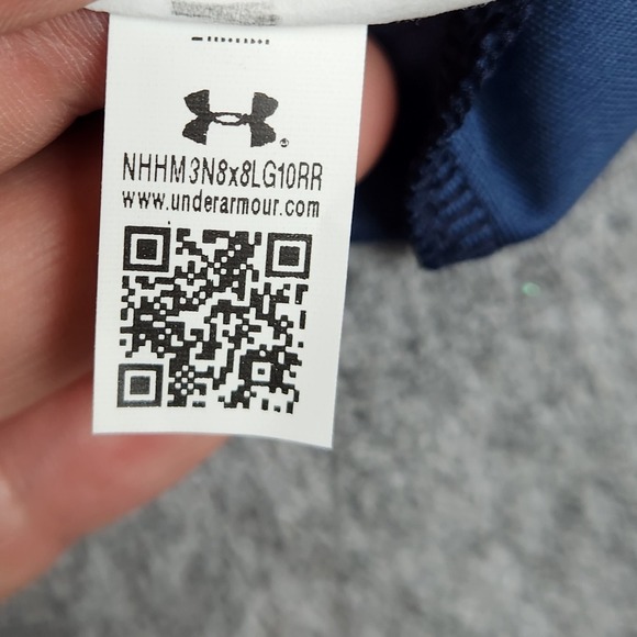 Under Armour Tech T Shirt Women XL Blue Digital Camo Loose Athletic Gym Training - Picture 5 of 9